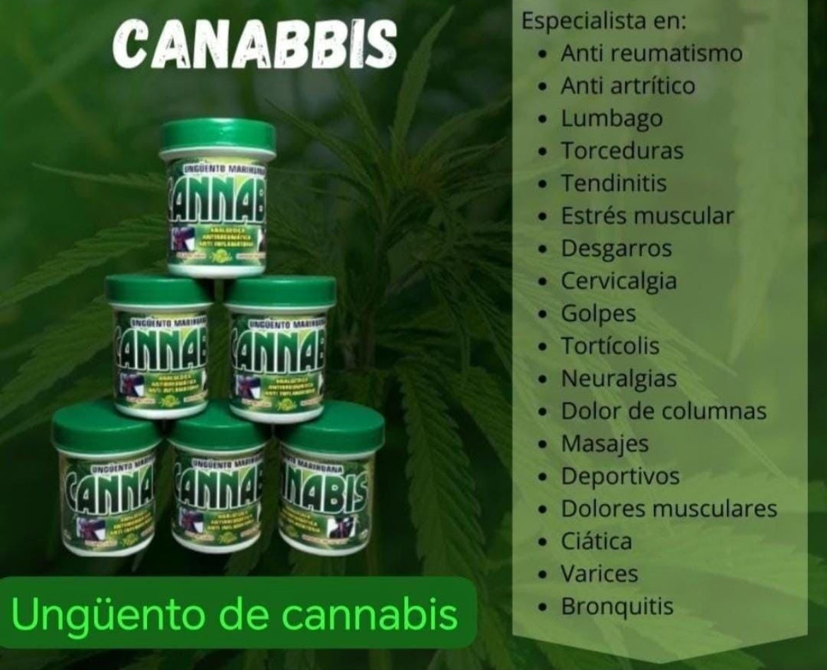 CANABIS UNGÜENTO 🌿💚 “Alivio natural que tu piel y músculos agradecerán”