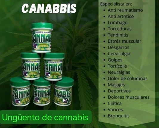 CANABIS UNGÜENTO 🌿💚 “Alivio natural que tu piel y músculos agradecerán”