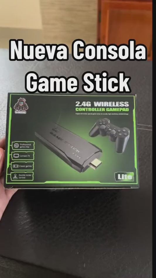 VIDEOJUGOS + 2 MANDOS / GAME STICK 🎮 ¡Diversión sin fin en tu TV con +10,000 juegos!