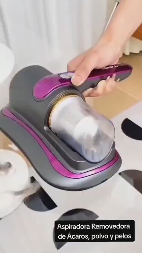 ASPIRADORA DE ACAROS CON LUZ UV🌀 ¡Adiós ácaros, hola descanso profundo!